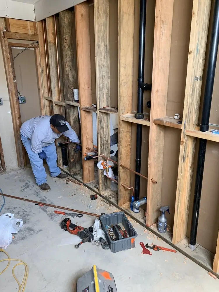 Commercial rough-in plumbing for Trenchless Sewer Repair in West Monroe